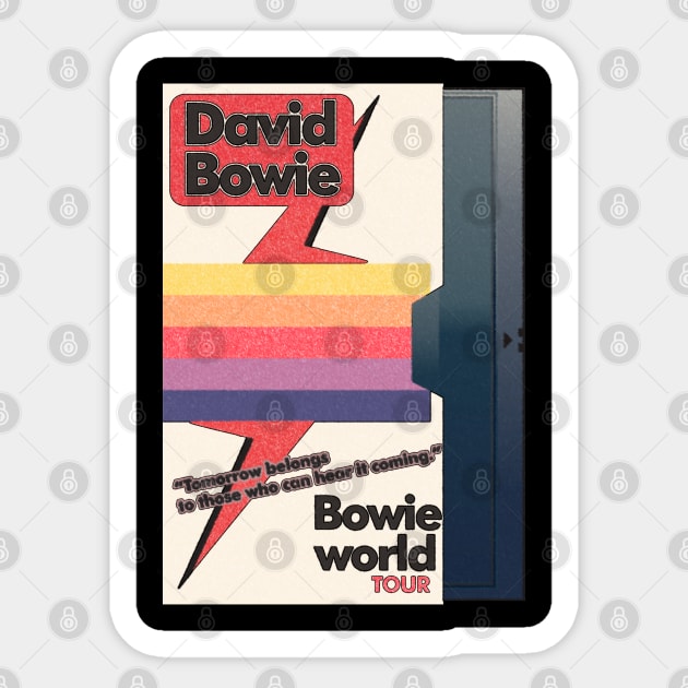 Bowie Video Recorder Sticker by Hat_ers